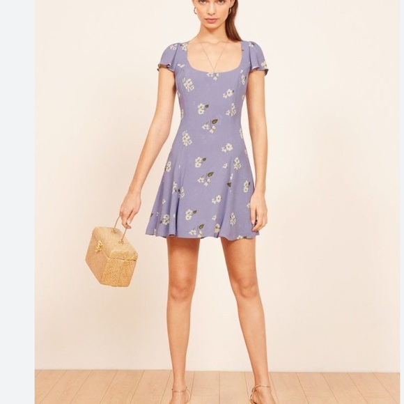 Reformation Dresses & Skirts - Reformation Emery Floral Print Viscose Mini Dress Size 6